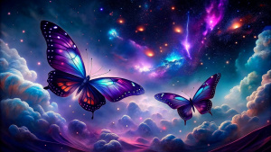 galaxy butterflies