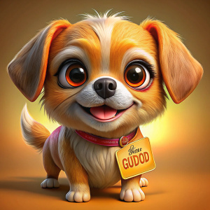 small dog Good Morning