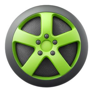tyre rim icon inspire from Lexus Design Guidelines, Carbon Fiber 