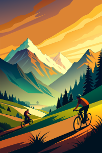 mountain bike race
