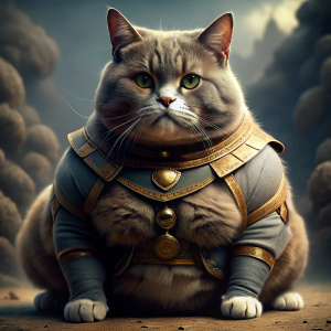 fat warrior cat
