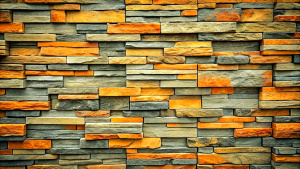 stone wall hight - high-definition - brown and black wood wall- old nature stone grey background 