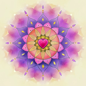  mandalas spirituality, colored art