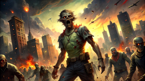 Zombies won against humans, now the world belongs to zombies