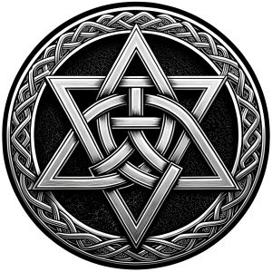 nordic symbol Odins-Knoten oder das Valknut Symbol