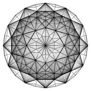 3D geometric lines , seamless pattern, accurate, proportional