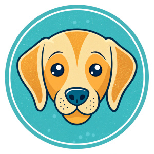 cute Labrador Retriever logo