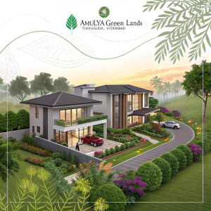 Discover the unmatched elegance of Amulya Green Lands, a prestigious villa community. Located in the serene surroundings of Tukkuguda, Hyderabad, this modern residential haven offers a luxurious lifestyle at apartment-like prices. Embrace the beauty of contemporary architecture surrounded by lush greenery. Visit our website or reach out to our dedicated team for more information and to secure your dream home today.