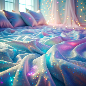 close up soft pastel real antique bedroom    The Bioluminescent phenomenon  Light Reflect Fabric Gradient Luminous
heavy glitter  pastel                        
super bright glitter     