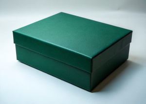 
rectangular dark Green gift box 