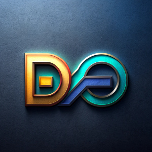 A logo of letters d and o