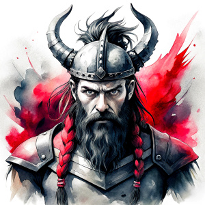 viking warrior perfect realistic art, high-definition, high-definition grey and black, white background 