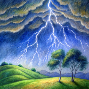 Spring lightning