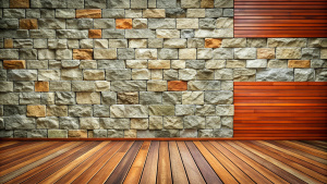 stone wall hight - high-definition - brown and black wood wall- old nature stone grey background 