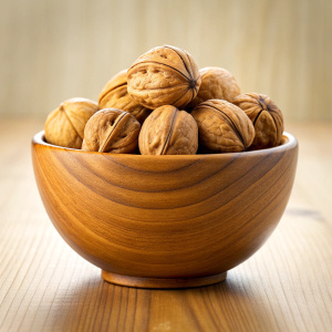 walnut in bowl