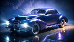 1939 Duesenberg Coupé Simone Midnight Ghost