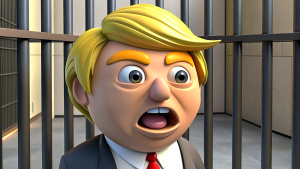 donald trump look crazy in jail