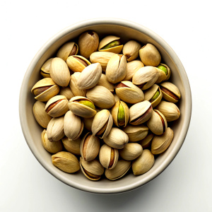 pistachios in bowl