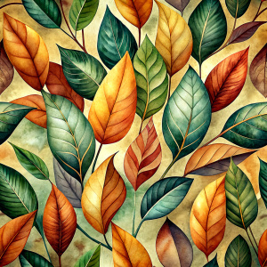 leaves wallpaper