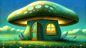 mushroom with a window