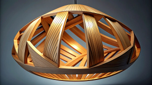 wooden ply resturent light