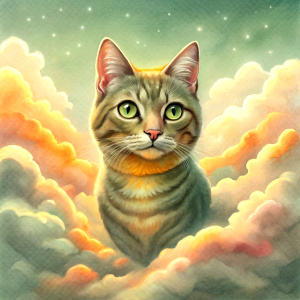 cat in sky