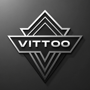 Modern, edgy logo for VITTO0. Bold, contemporary design.
