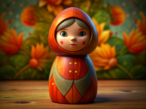 wooden doll
