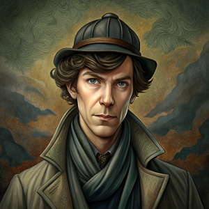 Sherlock Holmes,19th century, Deerstalker hat,