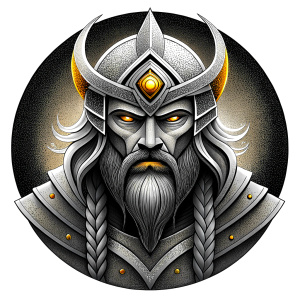 Heimdall The Bifröst's bridge keeper 2d pattern tattoo

