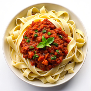 pasta with bolognese sauce