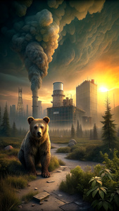 Bear in Chernobyl