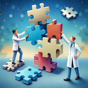 The doctor is like an experienced health puzzle solver. He helps you collect the pieces and arrange them to form a complete picture of health.