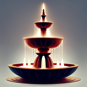 a fountain