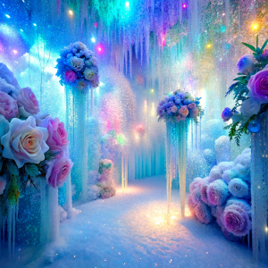   
 intense frozen snowy sagging room Glam  masterpiece  dreamland very light pastel soft   PRISM Effect rose snows  bunch of flowers ultra intense crystal effect ultra glitter Photoshop Photo Manipulations  Holographic liquid Patent Spandex Vinyl   Dreamscape     very much glitter sparkly fantasized glam Sprinkle Shimmering Bioluminescent fairytale masterpiece  Magical   Shimmering   Ultra iridescence UV Glow Rainbow