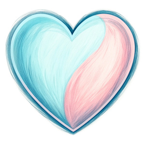 Style stickers. Create a heart shape with clean lines and smooth curves.. White background, No Background, vector, 8K.