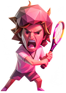  cartoon  angry John McEnroe playing tennis, ultra detailed   ,  background, style pop art, , style watecolor, black background,ready for print t-shirt, style art fabric, without horse, full body


