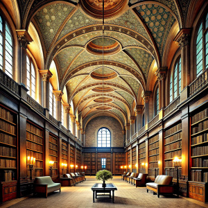 Library hall design



