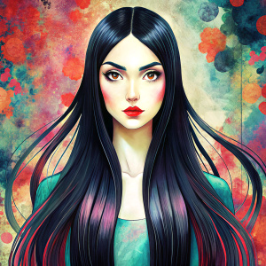 Eres una mujer hermosa delgada, tu cabello es lacio, tu cabello es largo, tu cabello es de color negro.