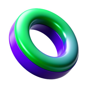 ring form perspective rotate 3d