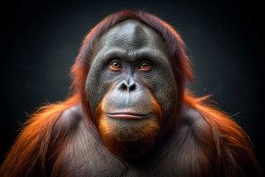 Orangutan photoshoot