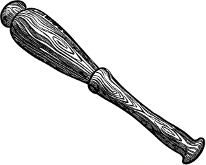 wooden baton