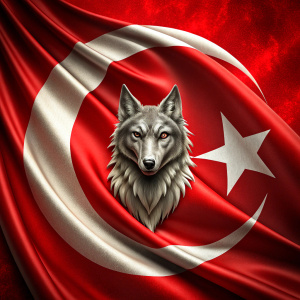 Ottoman flag wolf