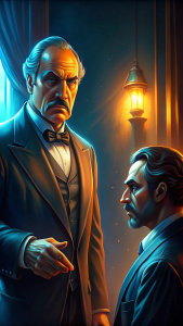 
Amerigo Bonasera asks Don Vito Corleone for justice.