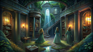 In a hidden room behind a bookshelf, they discovered an old, decrepit staircase leading down to a secret basement.
