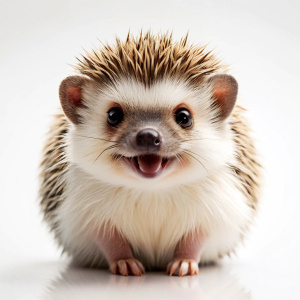 cute smiling hedgehog full size 