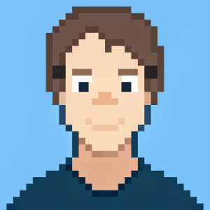 Create a pixel art portrait using my photo reference
