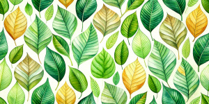 seamless pattern with leaves	