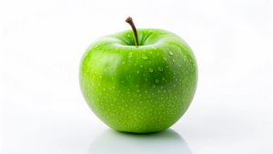  green apple isolated on white background