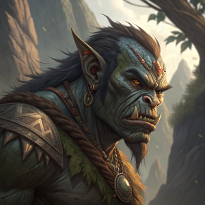 Digital art of Zandalari Troll from World of Warcraft. Fierce expression, rocky environment background. Close-up highlights intricate skin details and facial features.